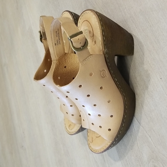 Born Galoa Slingback Size 9M Natural Color - Picture 4 of 14
